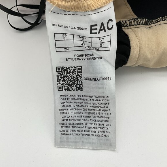 Guess L.A. Solstice Jet Black Crochet Lace Jumpsuit Nude Liner Size 6 NWT - Picture 8 of 10